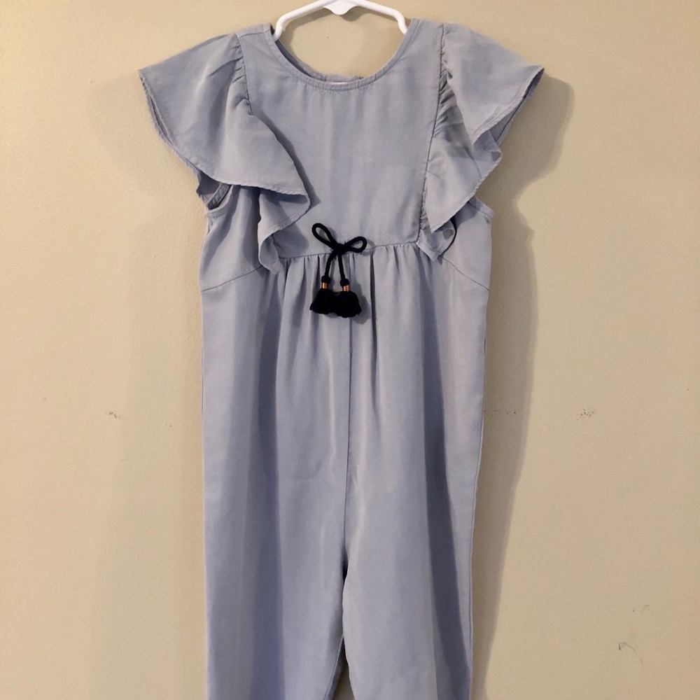 Ruffle sleeve all in one